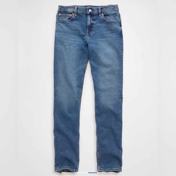 American Eagle Stretch High-Waisted Straight Jean size 10 - Picture 4 of 7